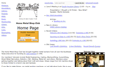 Desktop Screenshot of homemetalshopclub.org